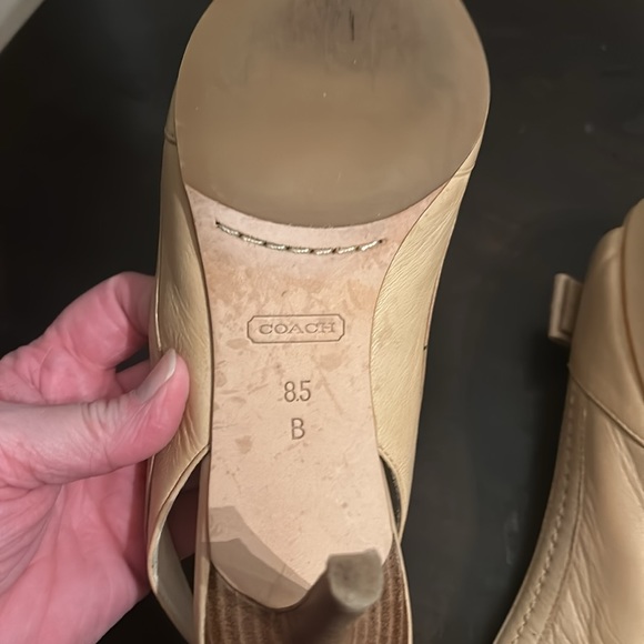 Coach Miranda slingback heels - like new! - Picture 15 of 16